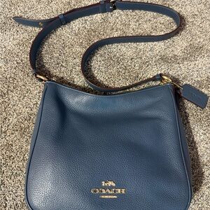 Coach Blue Leather Crossbody Bag